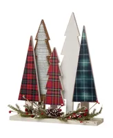 Glitzhome Wooden Christmas Tree Table decor