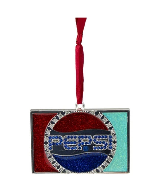 Northlight Pepsi Globe Logo European Crystal Christmas Ornament