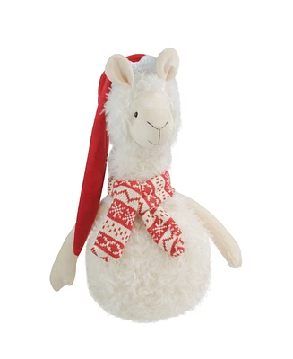 Northlight Llama with Santa Hat Christmas Table Top Decoration