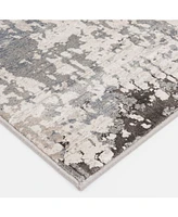 Closeout! Portland Textiles Alexia Fion Gray 2' x 7' Runner Rug