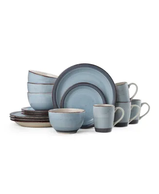 Pfaltzgraff Sadie Blue 16 Pc. Dinnerware Set, Service for 4