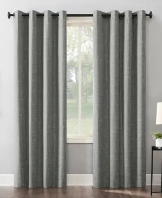 Kline Burlap Weave Thermal Blackout Curtain Panel Collection