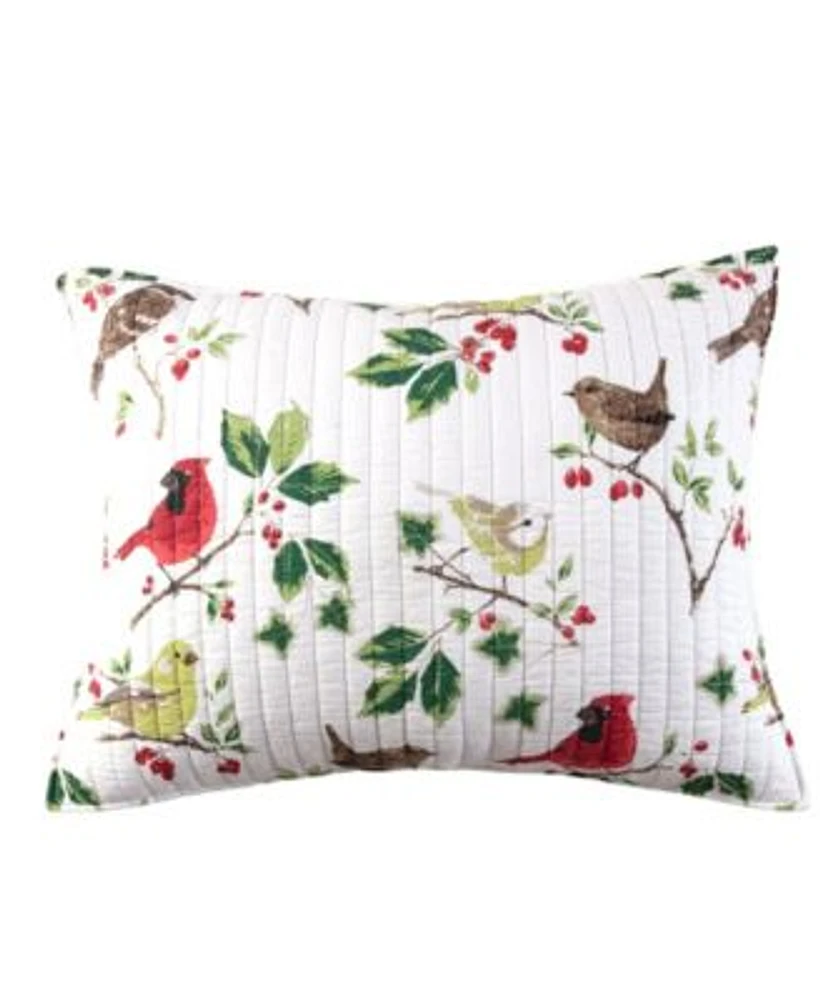 Levtex Joybirds Watercolor Etched Quilt Sets