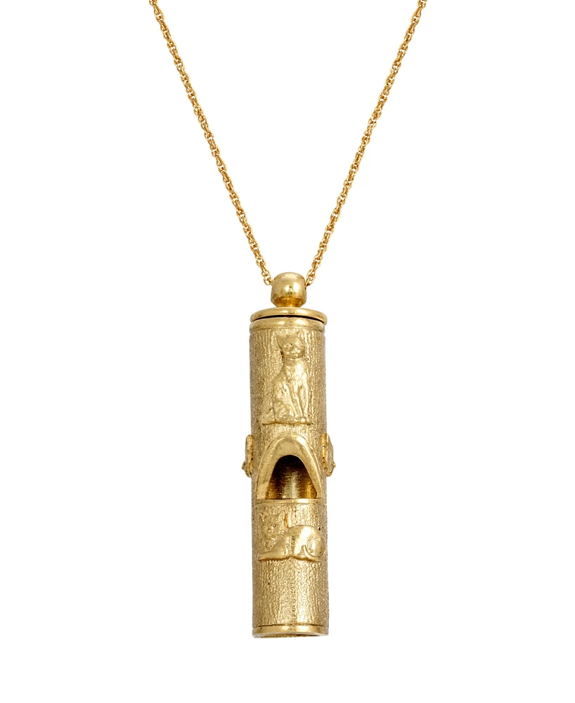 2028 Women's 14K Gold-tone Cat Whistle