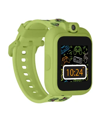 Kid's Playzoom 2 Green Dinosaur Print Tpu Strap Smart Watch 41mm
