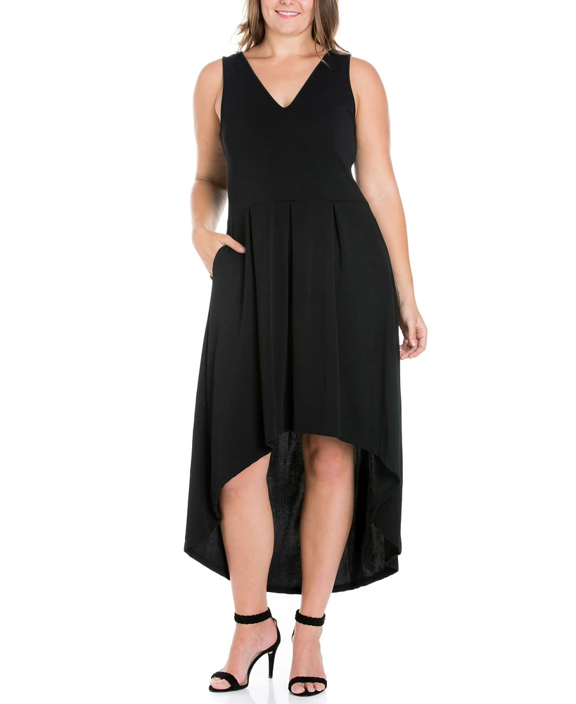 Women's Plus High Low Party Dress