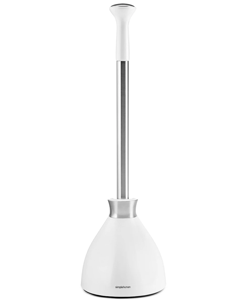 simplehuman Toilet Plunger with Magnetic Caddy Holder