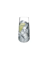 Nude Glass Mirage Long Drink Glasses, Set of 4