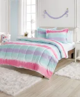 Dream Factory Kids Tie Dye Stripe Comforter Set