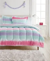 Dream Factory Kids Tie Dye Stripe Comforter Set
