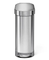 simplehuman 45 Liter Slim Kitchen Trash Can with Liner Pocket