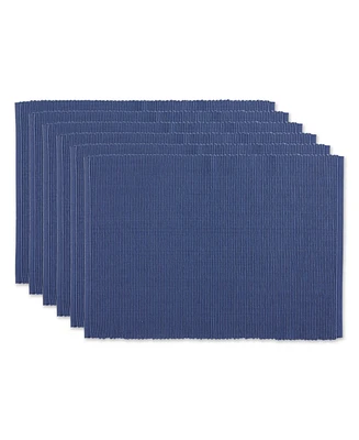 Design Imports Ribbed Placemat, Set of 6