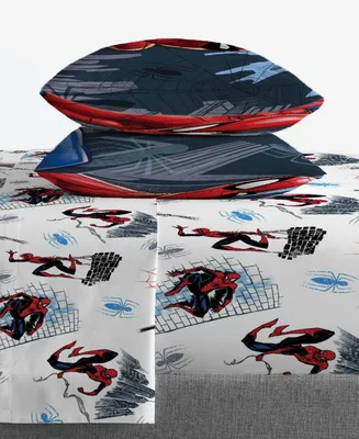 Spider-man Crawl 4-Pc. Sheet Set, Full