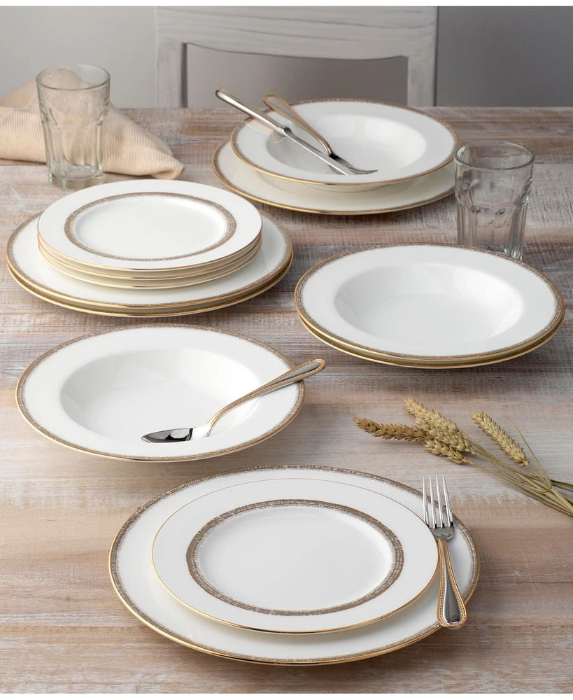 Noritake Haku 12-Piece Dinnerware Set, Service for 4