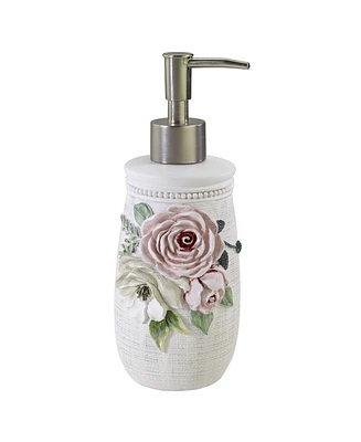 Avanti Spring Garden Peony Resin Soap/Lotion Dispenser