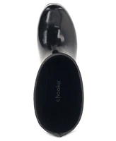Women's Polished Mid Rain Boot