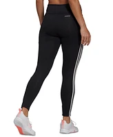 adidas Women's 3-Stripe High-Waist Full Length Training Leggings