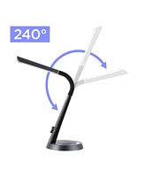 Milton Aluminum Contemporary Minimalist Adjustable Head Dimmable Usb Charging Led Task Lamp