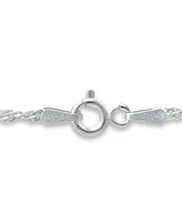 Giani Bernini Sterling Silver Necklace, 18" Small Bead Singapore Chain