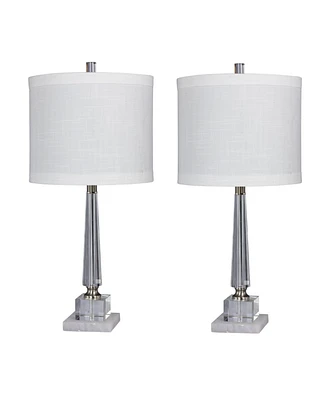 Fangio Lighting Tapered Table Lamps, Set of 2