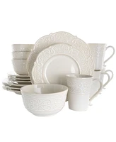 Elama Luna 16 Pc. Dinnerware Set, Service for 4