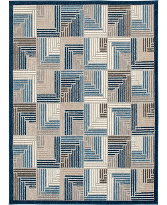 Closeout! Northern Weavers Britta Bri-05 6'7" x 9'2" Outdoor Area Rug