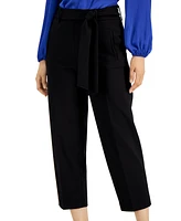Bar Iii Women's Tie Front Capris Pants, Created for Macy's