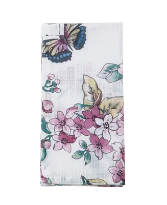 Butterfly Meadow Floral Napkin