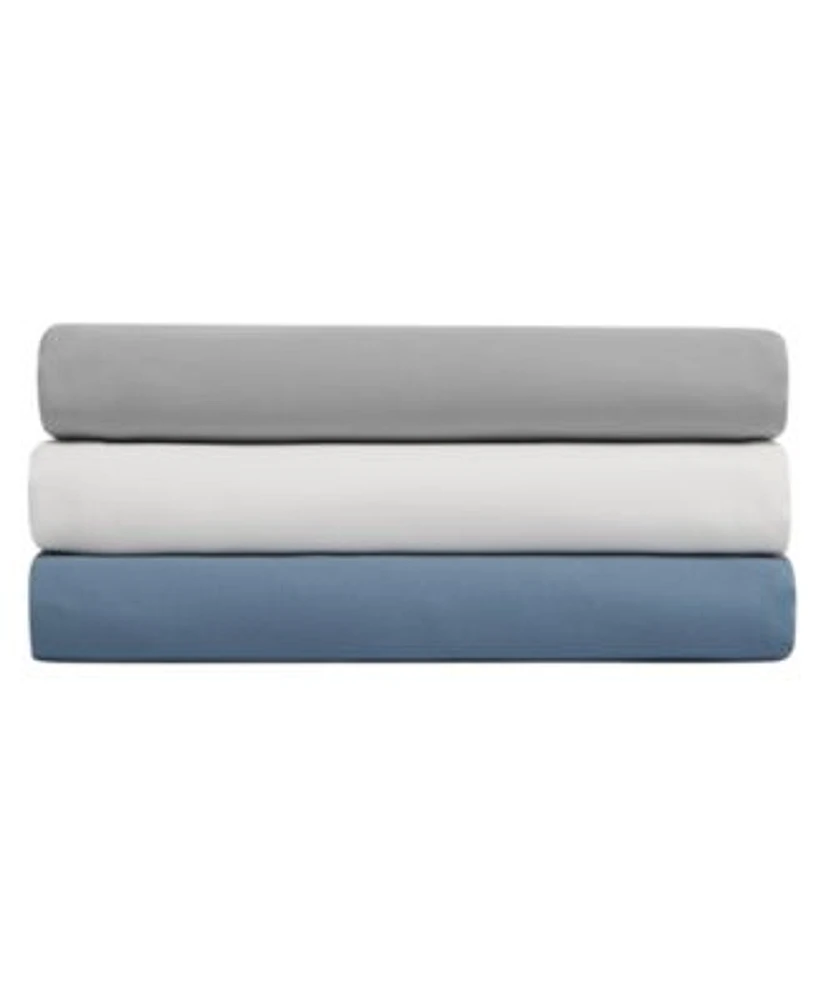 Nautica Solid Cotton Rich Blend Fitted Sheets