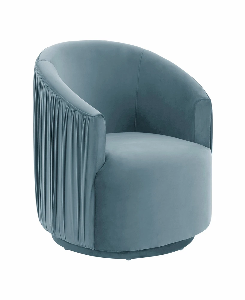 London Pleated Swivel Chair