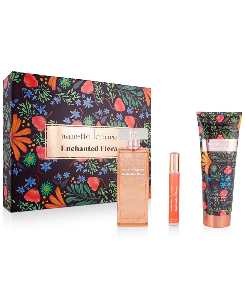 Nanette Lepore 3-Pc. Enchanted Flora Gift Set