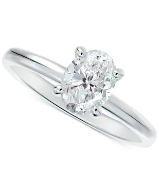 Portfolio by De Beers Forevermark Diamond Solitaire Oval-Cut Diamond Engagement Ring (5/8 ct. t.w.) in 14k White Gold