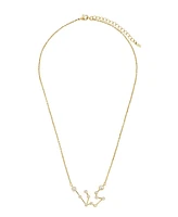 Women's When Stars Align Constellation Necklace 14k Gold Plate
