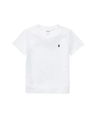 Polo Ralph Lauren Toddler and Little Boys Cotton Jersey V-Neck T-Shirt