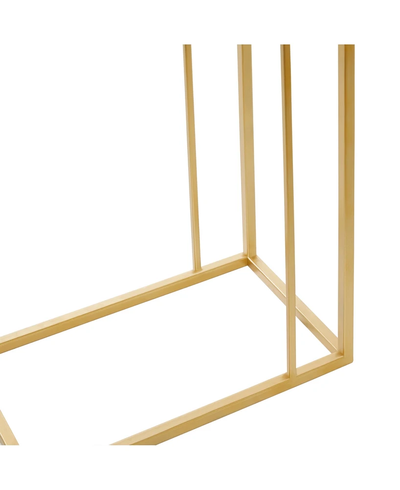 Metal Contemporary Accent Table