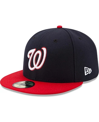 New Era Men's Washington Nationals Alternate Authentic Collection On-Field 59FIFTY Fitted Hat