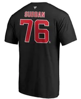 Men's P.k. Subban New Jersey Devils Authentic Stack Name and Number T-shirt