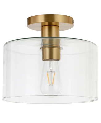 Henri Semi Flush Mount Ceiling Light with Shade
