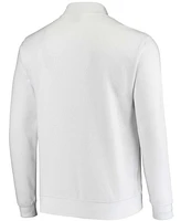 Men's White Iowa Hawkeyes Tortugas Logo Quarter-Zip Jacket