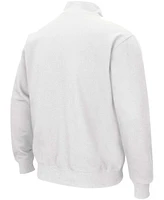 Men's White Ohio State Buckeyes Tortugas Team Logo Quarter-Zip Jacket