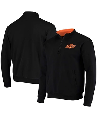 Men's Black Oklahoma State Cowboys Tortugas Logo Quarter-Zip Jacket