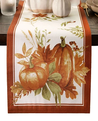 Autumn Pumpkin Grove Fall Table Runner