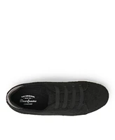 Dearfoams Women's Sport Foam Elastic Lace Slip-On Sneaker