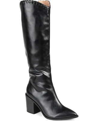 Journee Collection Women's Daria Cowboy Knee High Boots