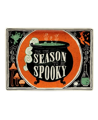 Certified International Scaredy Cat Rectangular Platter, 14" x 10"
