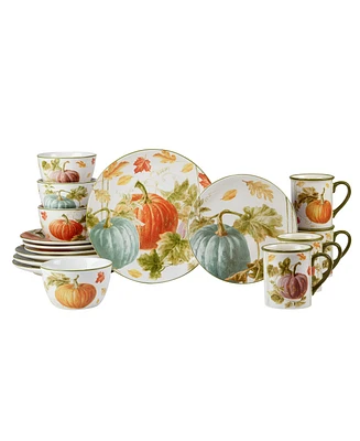 Certified International Autumn Harvest Dinnerware, Set of 16
