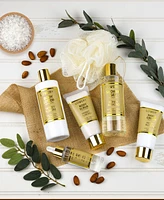 Lovery Honey Almond Home Spa Gift Set, Bath and Body Care with Tote Bag, 9 Piece