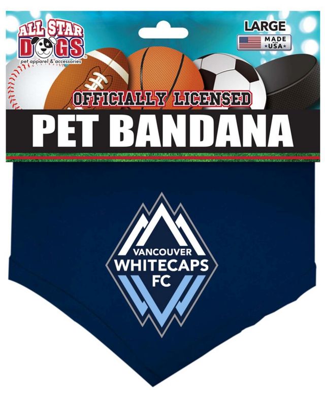 Blue Vancouver Whitecaps Fc Pet Bandana