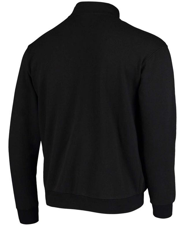Men's Black Texas Tech Red Raiders Tortugas Logo Quarter-Zip Jacket