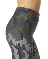 Hue Women's Reversible Denim High Rise Leggings